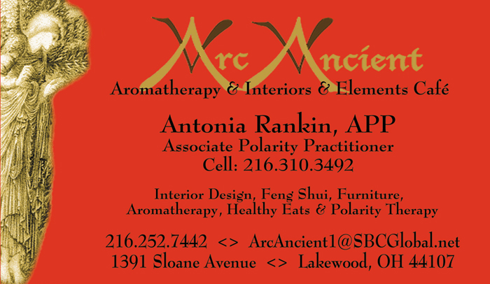 
full color business cards aromatherapy essential oils
