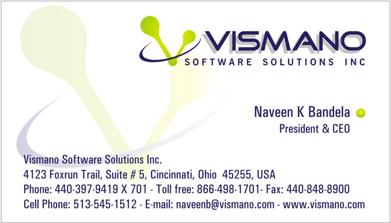 
full color business cards vismano software

