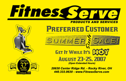  
full color postcards fitness equipment retailer

